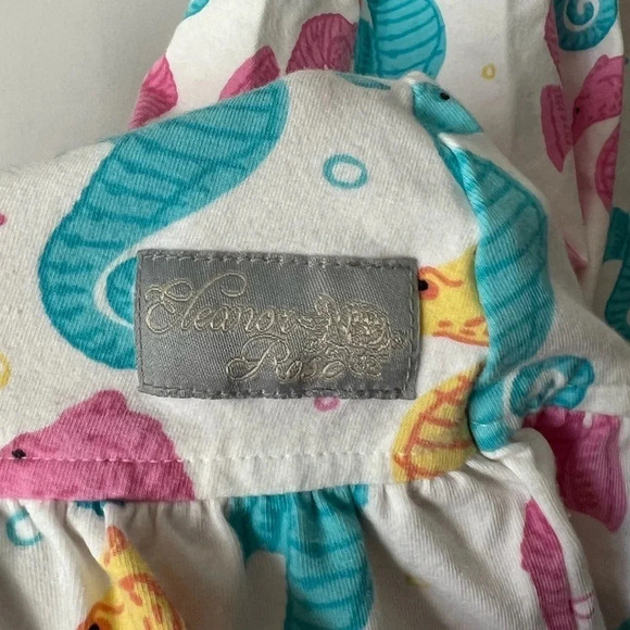 Eleanor Rose Seahorse Dress | Colourful “Judy Style” | 14-16 Girls - Picture 6 of 8